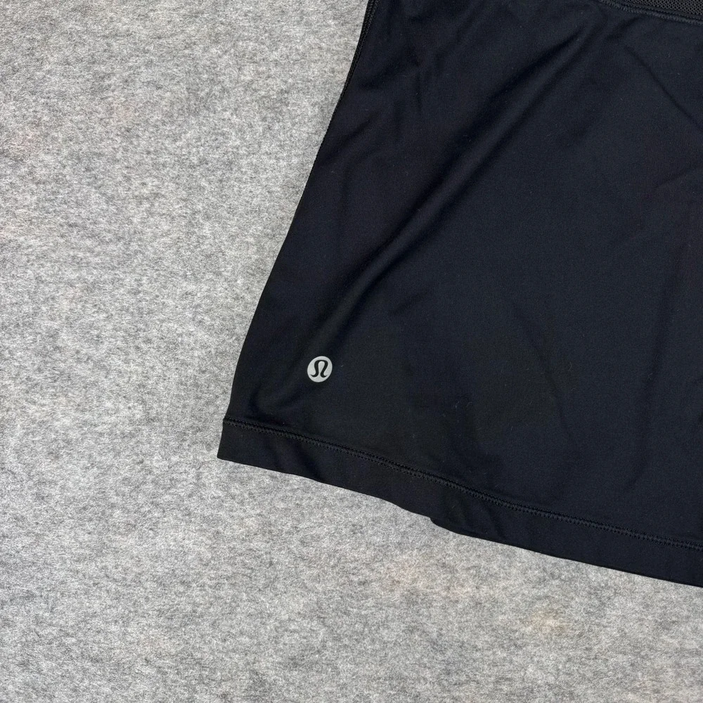 Lululemon Fast As Light 2-In-1 Tank W1NHMS Luxtreme Light Black Womens 10